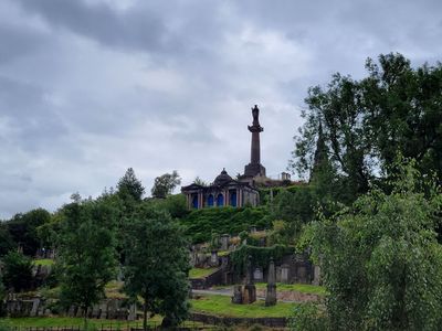 The necropolis beside Glasgow Cathedral