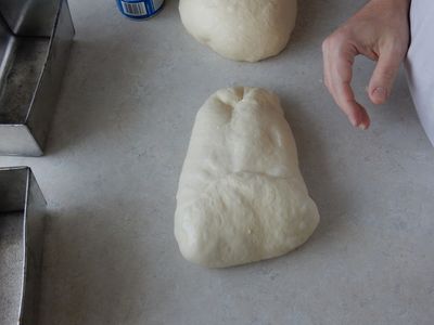 Left side folded