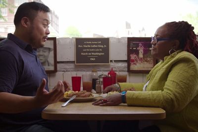 a scene from Ugly Delicious with David Chang