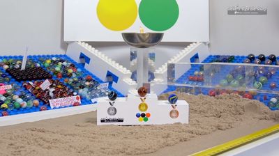 Marbles on the Marbleympic Podium