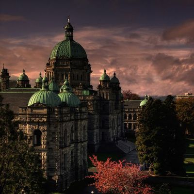 Provincial legislature in Victoria, BC