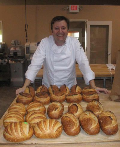 Mark at SFBI posing with some excellent bread
