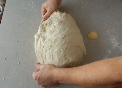 fold the dough