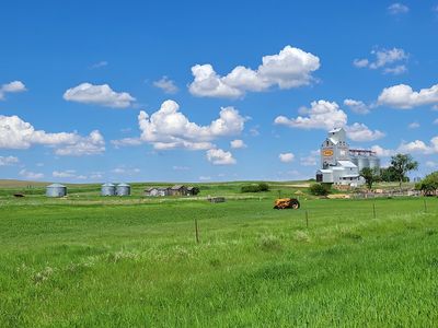 Grain Elevator, now privately owned, at Kayville, Saskatchewan