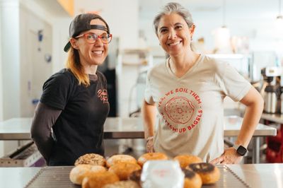 Joan Kanner and Michelle Bond