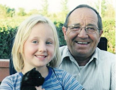 Robyn and her Grandpa (Mark's Dad)