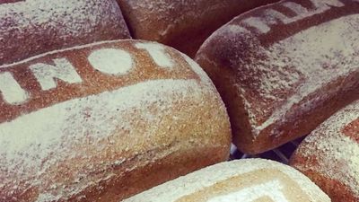 loaves stencilled 'minot'