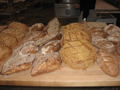 bread display from Day 2