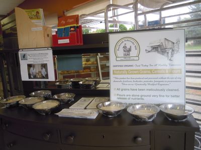 Local flour display