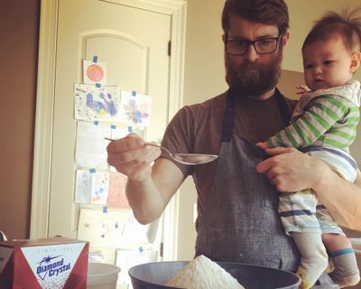 Jeff McCarthy & a tiny helper